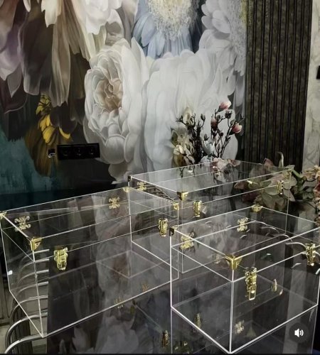 صندوق اكريلك ثلاث قطع